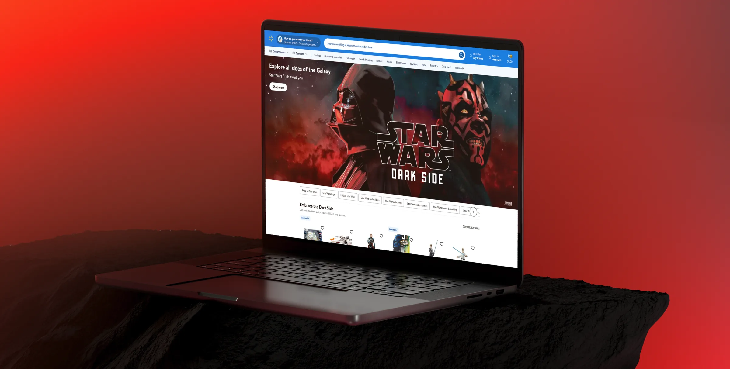 Star Wars x Walmart brand content